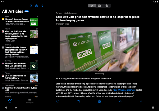 Fluent Reader Lite - RSS Clien screenshot 12