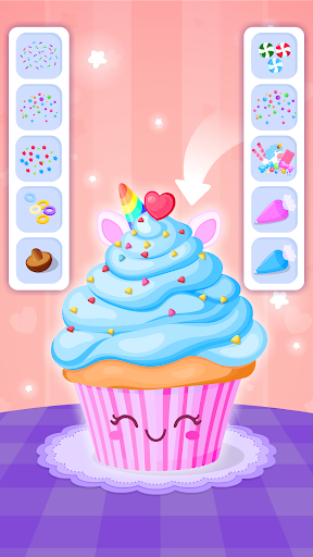 Unicorn Cake Cooking Games 2-6 screenshot 3