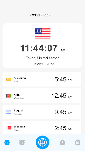 World Clock – World time clock screenshot 10