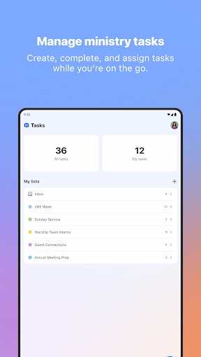 Planning Center screenshot 6