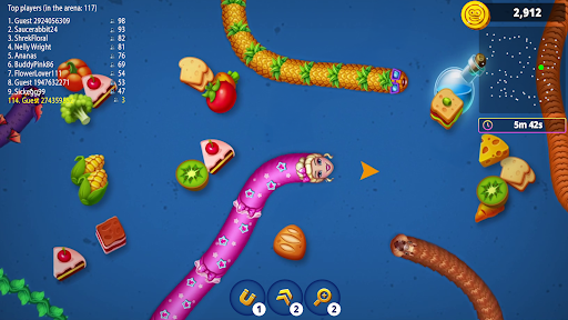 Worms Zone .io - Hungry Snake screenshot 1