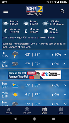 WSB-TV Weather screenshot 1