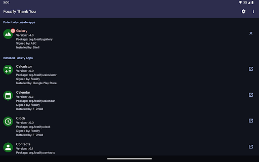 Fossify Thank You screenshot 11