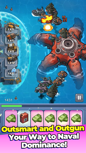 Sea Clash: Idle Naval Battle screenshot 3