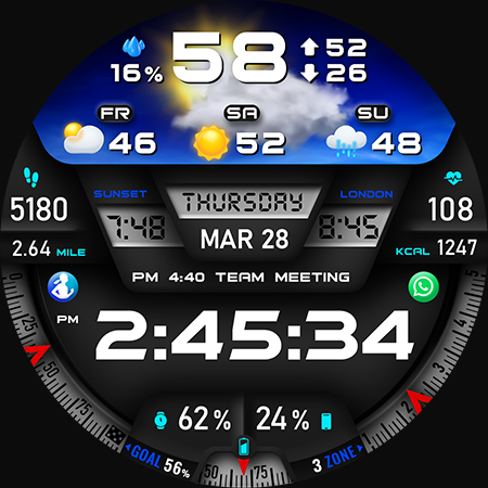 PER27 Digital Watch Face screenshot 7