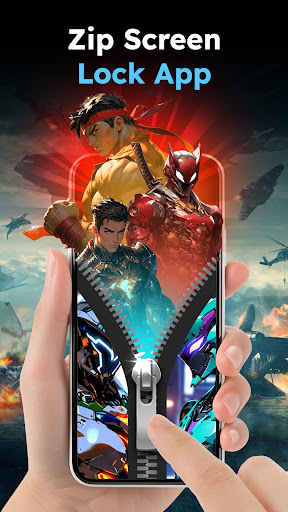 Zipper Lock Wallpapers Screen screenshot 1