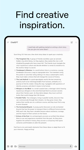 ChatGPT screenshot 2