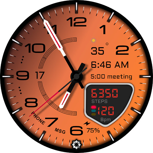 D355 Premium Watch Face screenshot 10