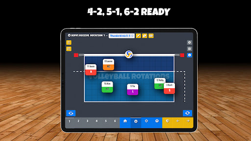 Volleyball Rotations screenshot 1