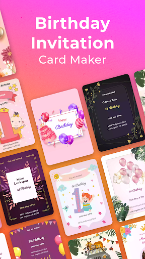 Birthday Invitation Card Maker screenshot 6