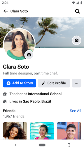 Facebook Lite screenshot 1