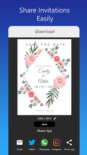 Invitation card Maker, Design screenshot 9