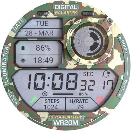 ILLUMINATOR Digital Watch face screenshot 17