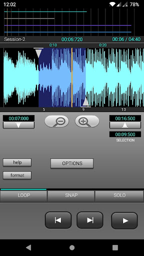 J4T Multitrack Recorder screenshot 1