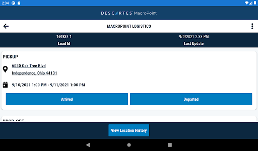 MacroPoint for Truckers screenshot 12