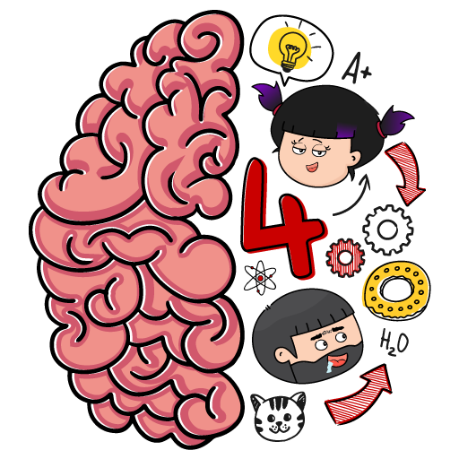 Brain Test 4: Tricky Friends cover