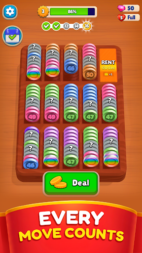 Pocket Sort: Coin Merge Puzzle screenshot 10