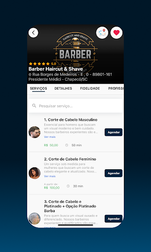 AppBarber: Cliente screenshot 1