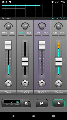 J4T Multitrack Recorder screenshot 2
