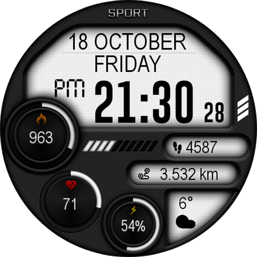 Digital Iwasa Watch Face cover