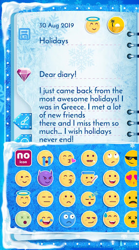 Winter Princess Diary: Lock screenshot 23