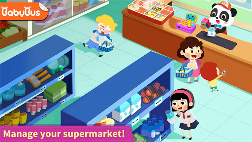 Baby Panda's Town: Supermarket screenshot 1